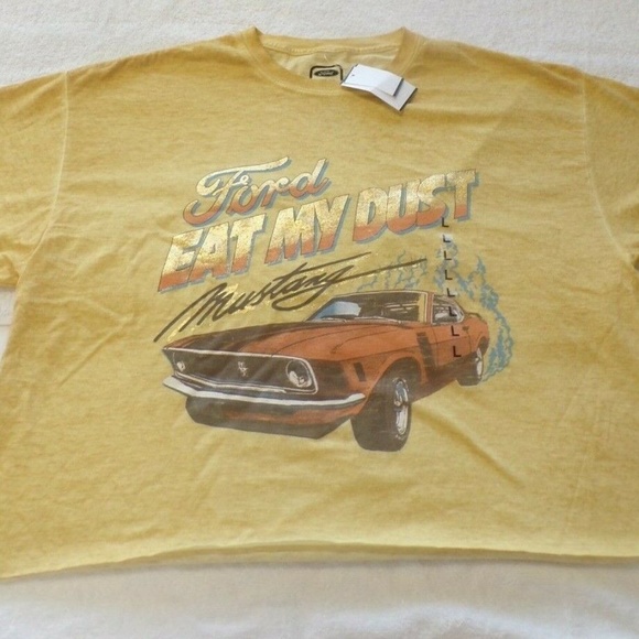 Junior's Ford Vintage Style Ford Tee "Eat My Dust" - Picture 3 of 6